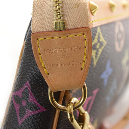Louis Vuitton Monogram Multicolor Pochette Accessories Black 4 of 6
