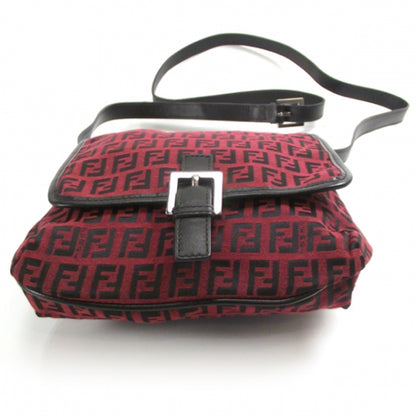Fendi Zucchino Small Messenger Bag Red 4 of 9