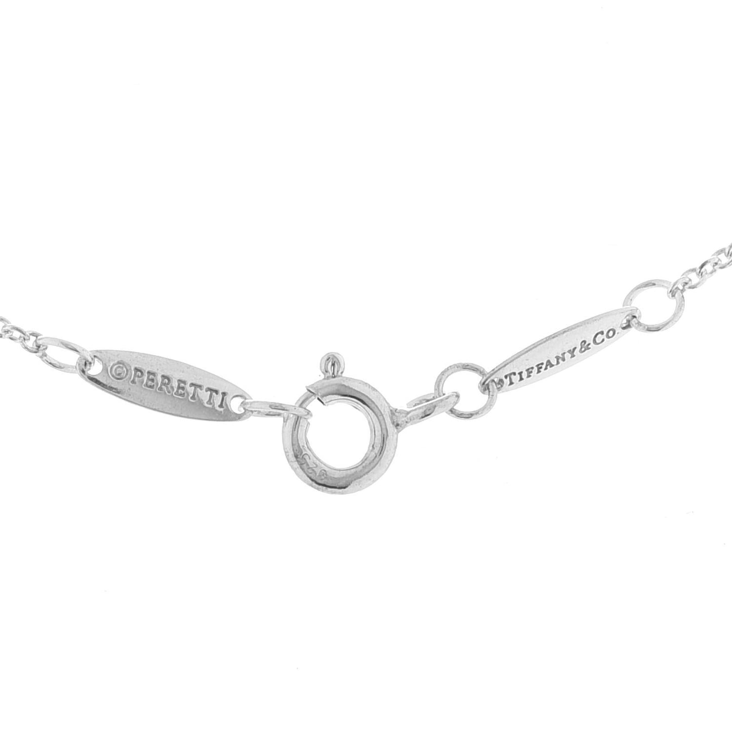 Sterling Silver Tsavorite Elsa Peretti Color By The Yard Necklace
