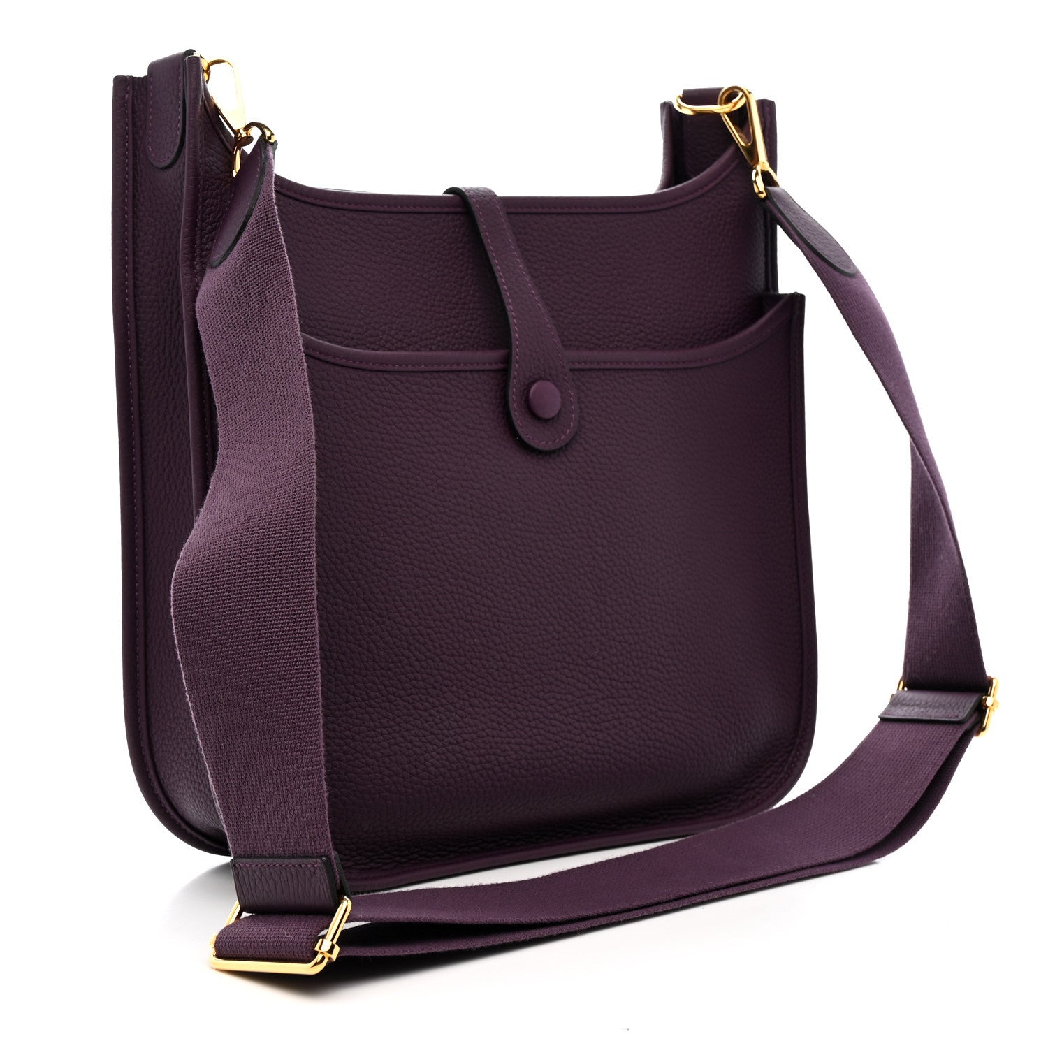 Hermes Taurillon Clemence EVELYNE III PM Cassis 3 of 13