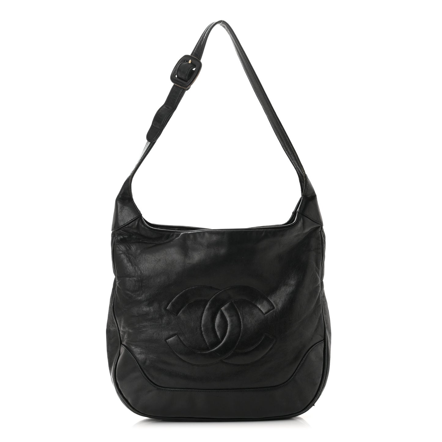 Calfskin CC Hobo Black