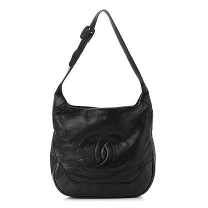 Chanel Calfskin CC Hobo Black 1 of 18