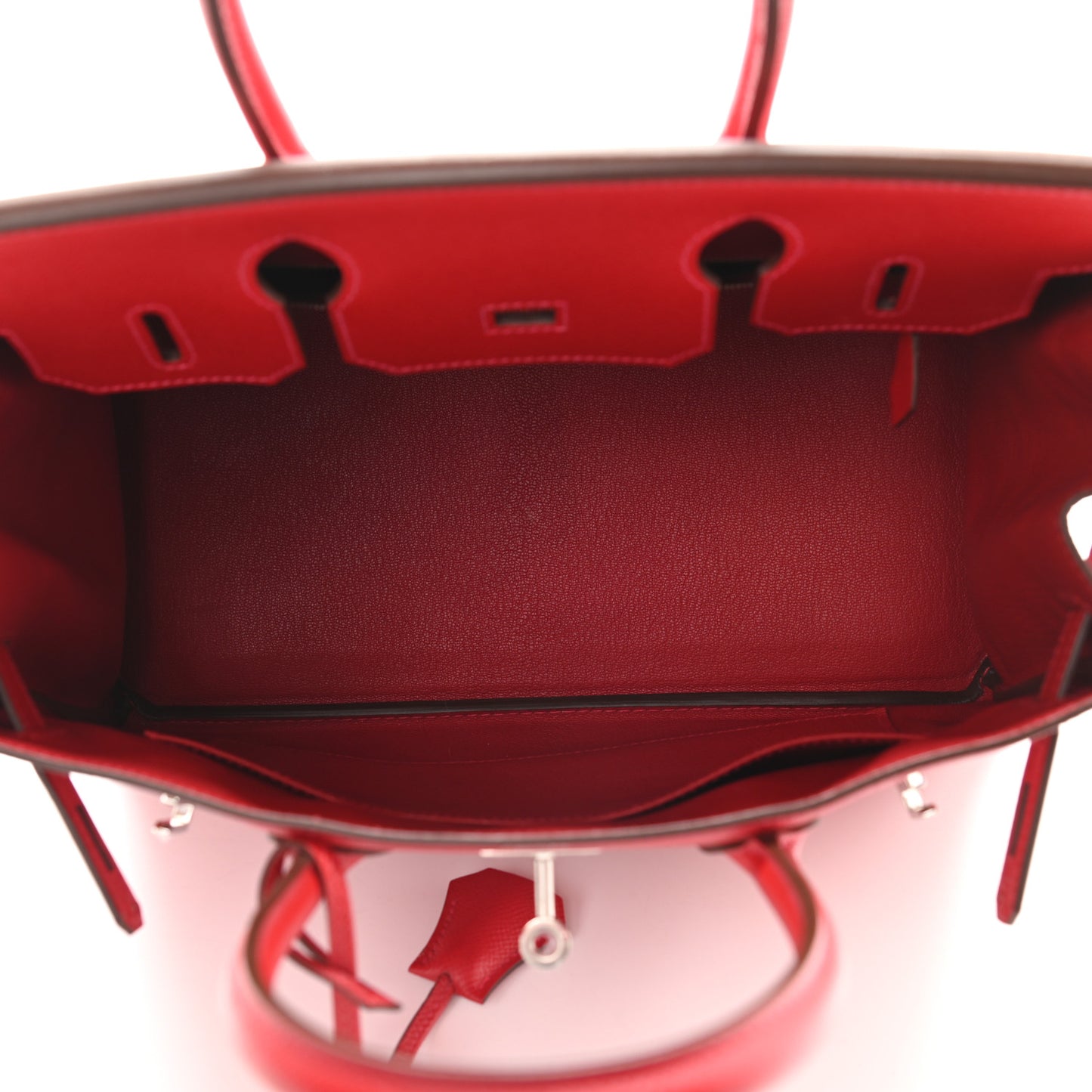 Epsom Birkin 30 Rouge Casaque