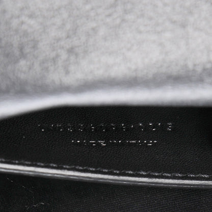 Saint Laurent Calfskin Crystal Studded Small Classic Monogram Kate Tassel Satchel Black 7 of 7