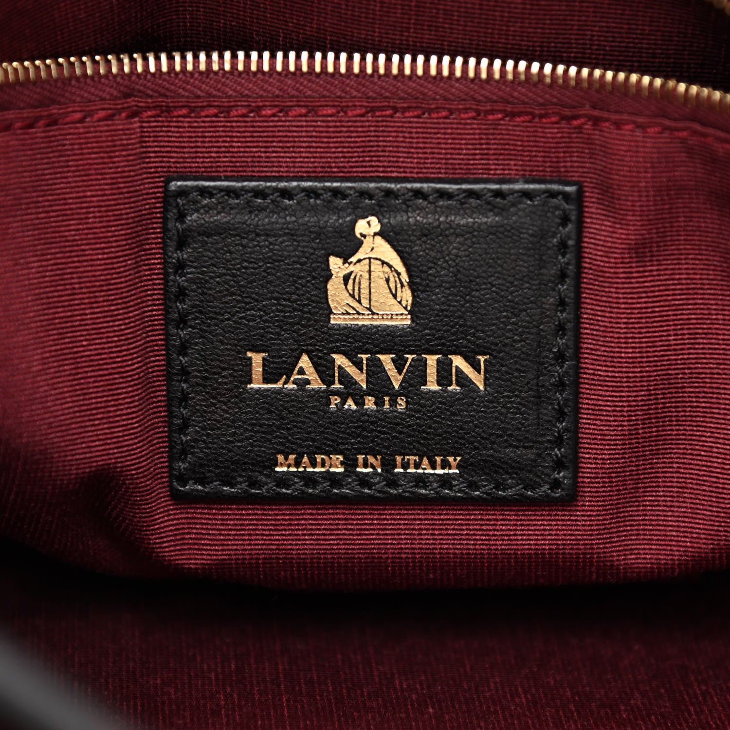 Lanvin Lambskin Quilted Medium Sugar Flap Shoulder Bag Black 7 of 11
