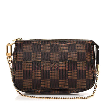 Louis Vuitton Damier Ebene Mini Pochette Accessories 1 of 8