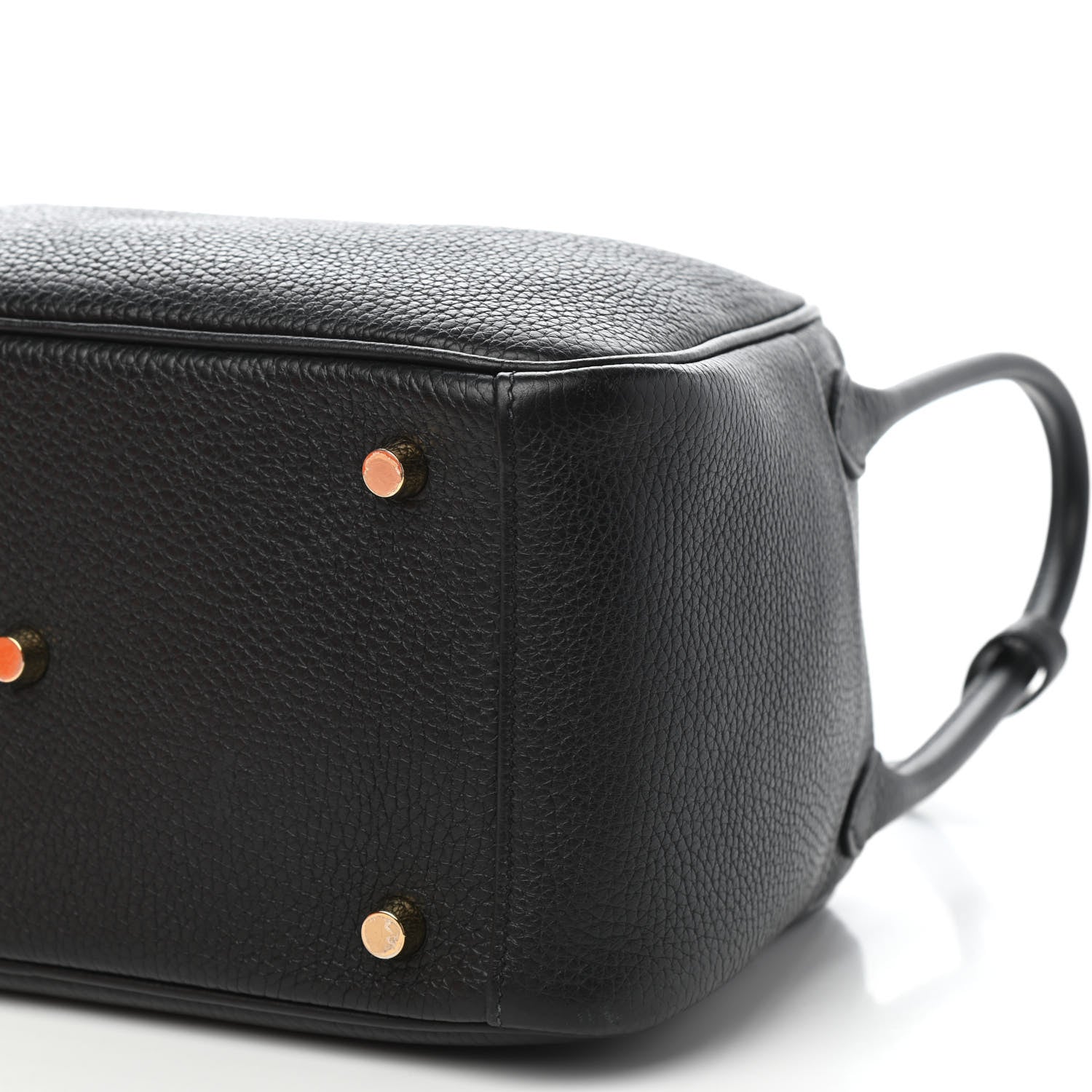 Hermes Taurillon Clemence Lindy 26 Black 8 of 10