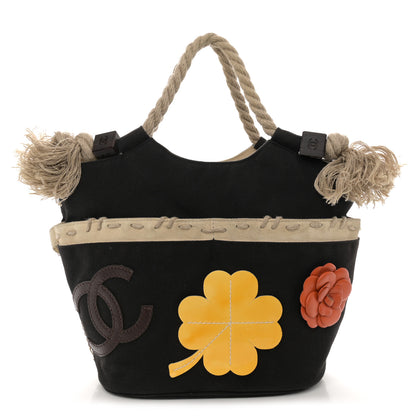 Chanel Canvas Cruise Rope Cabas Tote Black 1 of 10
