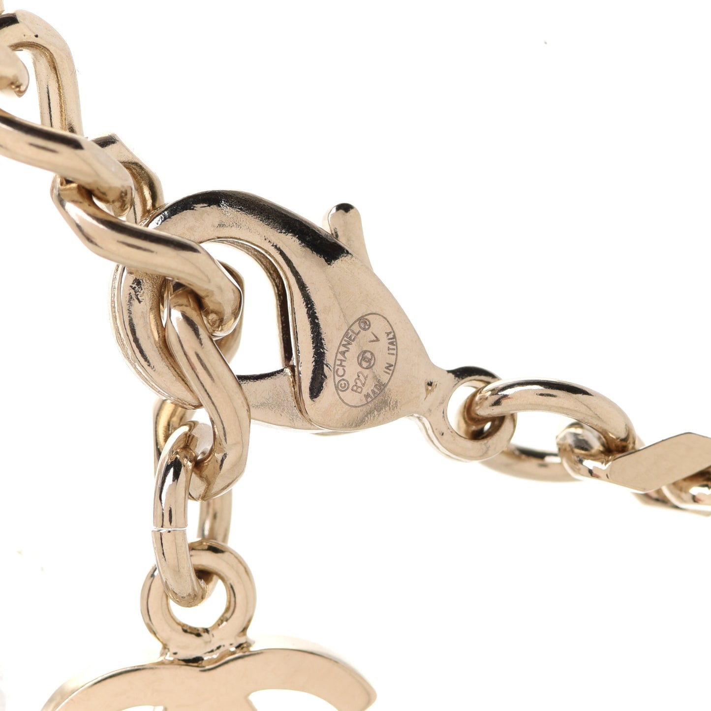 Crystal CC Chain Bracelet Gold Silver