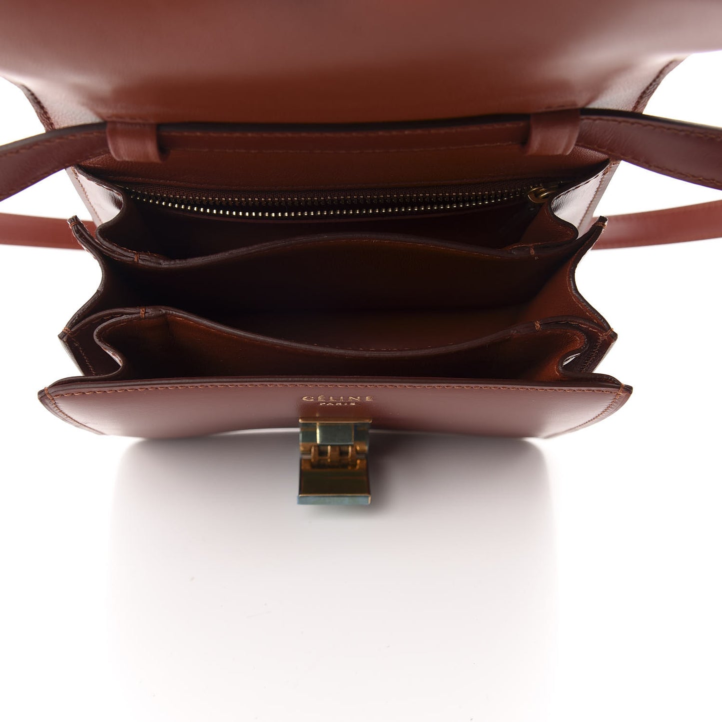 Box Calfskin Small Classic Box Flap Bag Red