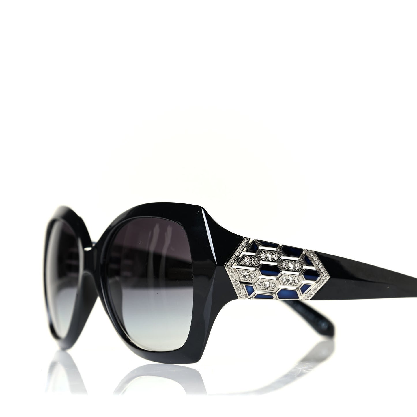 Crystal Flower 8182-B Sunglasses Black