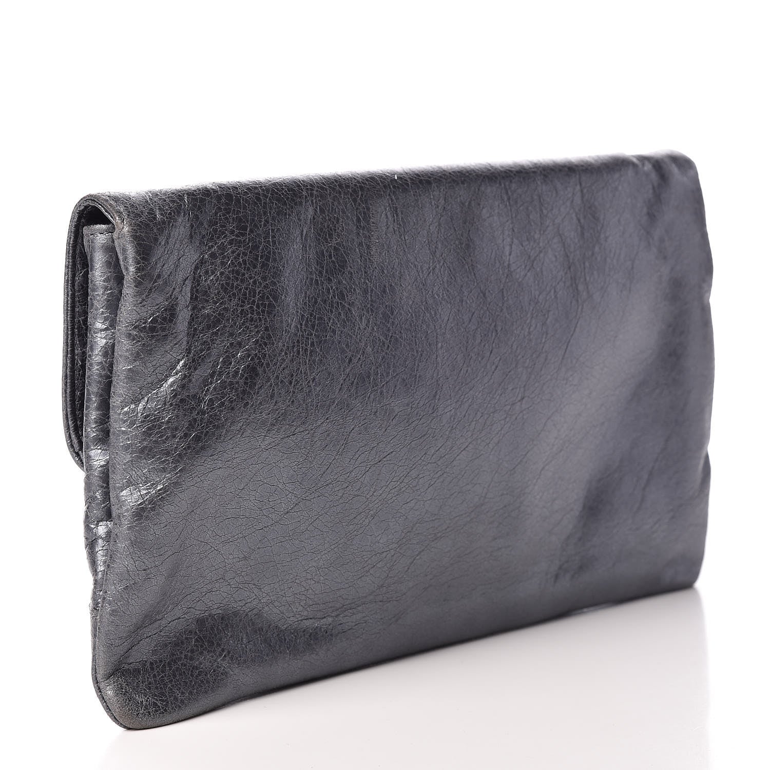Balenciaga Agneau Envelope Clutch Gris Hematite 4 of 11