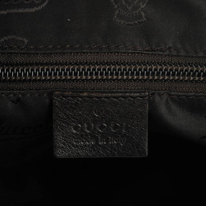 Gucci Guccissima Medium Flat Messenger Bag Dark Brown 7 of 8