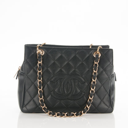 Chanel Caviar Quilted Petit Timeless Tote PTT Black 1 of 7