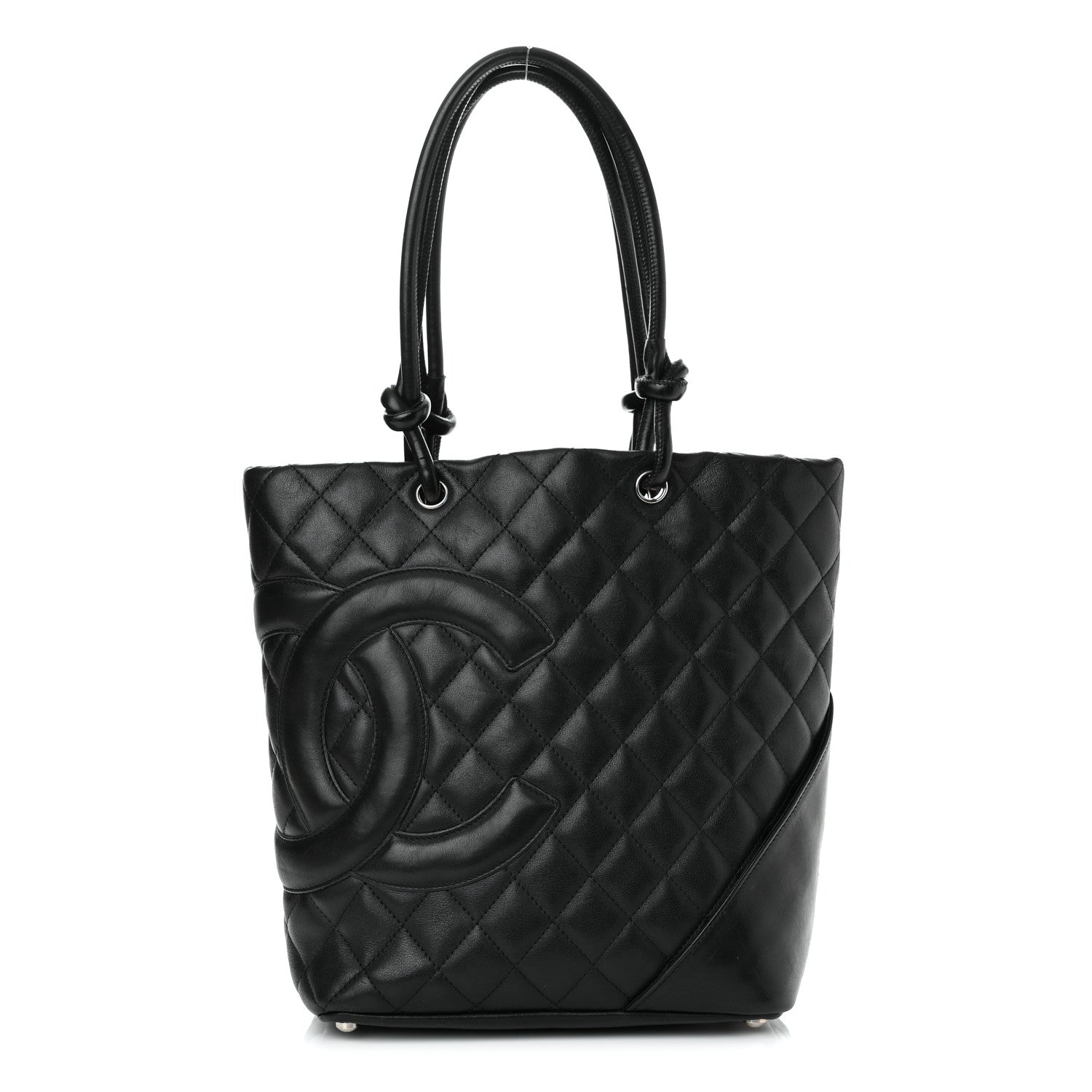Chanel Calfskin Quilted Medium Cambon Tote Black 1 of 10