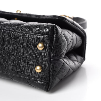 Chanel Caviar Quilted Mini Coco Handle Flap Black 7 of 11