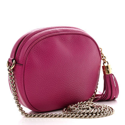 Gucci Cellarius Calfskin Mini Soho Chain Bag Bright Bouganville 3 of 10