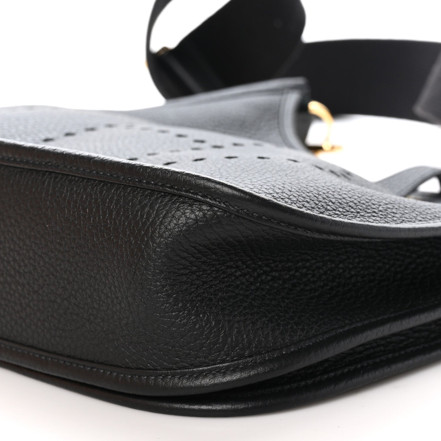 Hermes Taurillon Clemence EVELYNE III PM Black 10 of 11