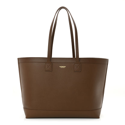 Burberry Grainy Calfskin Medium London Tote Bag Earth 1 of 11