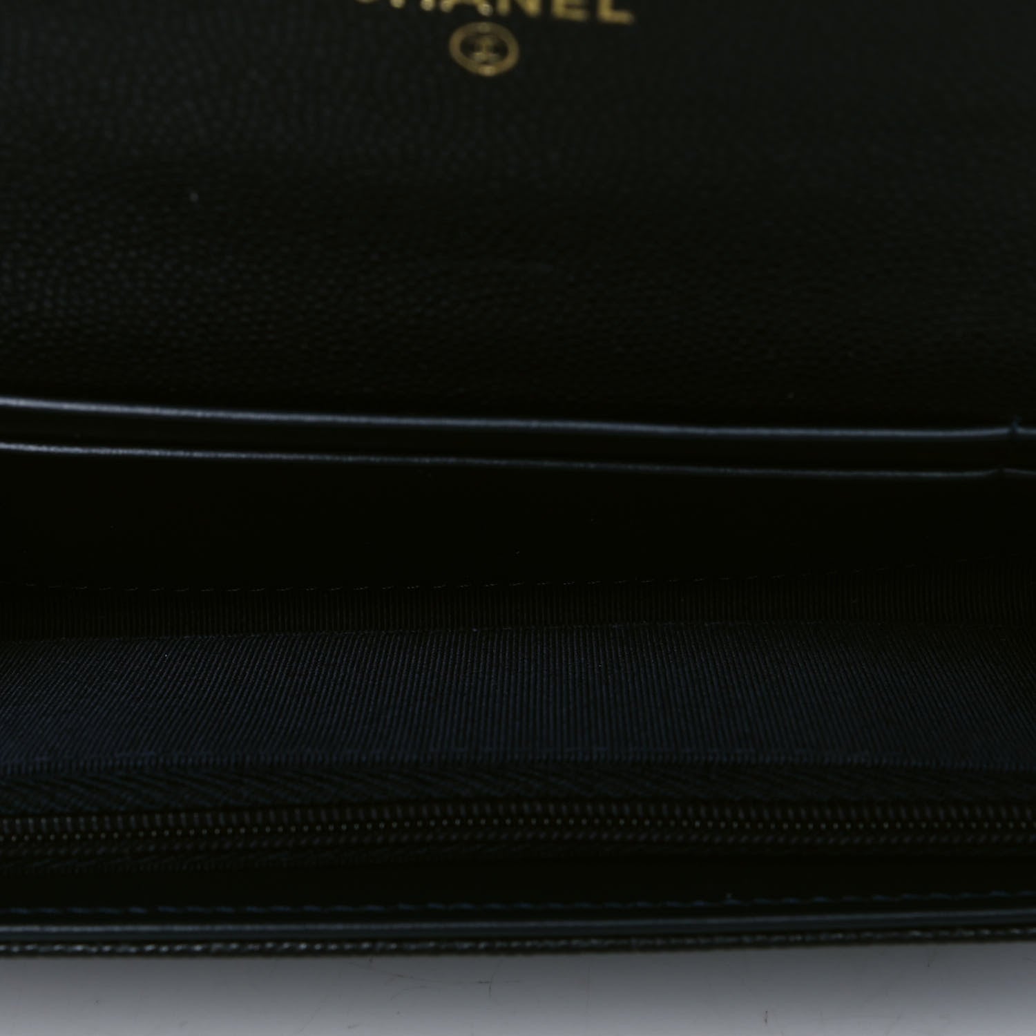 Chanel Caviar Quilted Medium Flap Wallet Navy 4 of 5