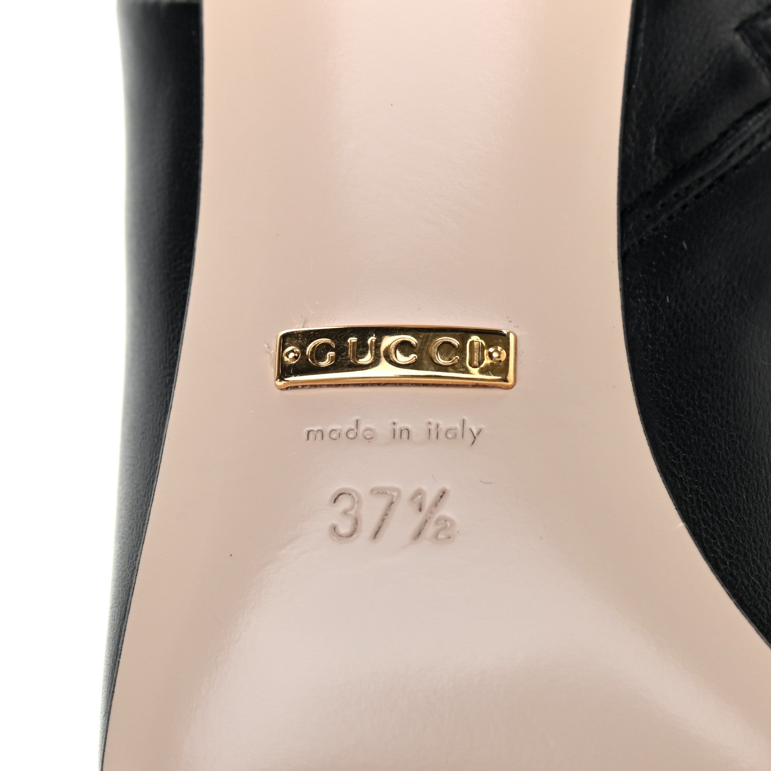 Gucci Nappa Zumi Mid Ankle Boots 37.5 Black 6 of 8