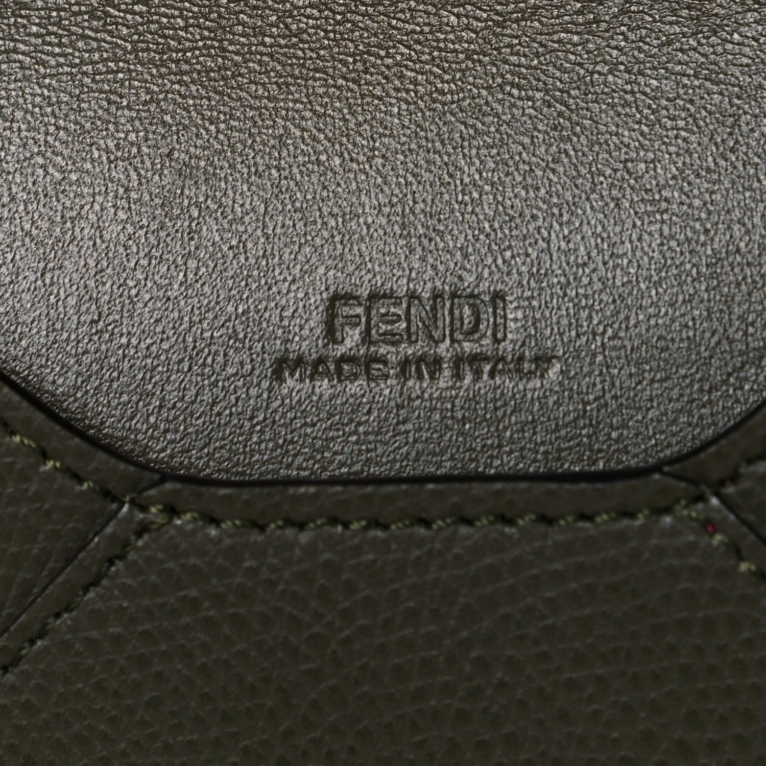 Fendi Vitello Cruise F is Fendi Envelope Pouch Asparago 6 of 9
