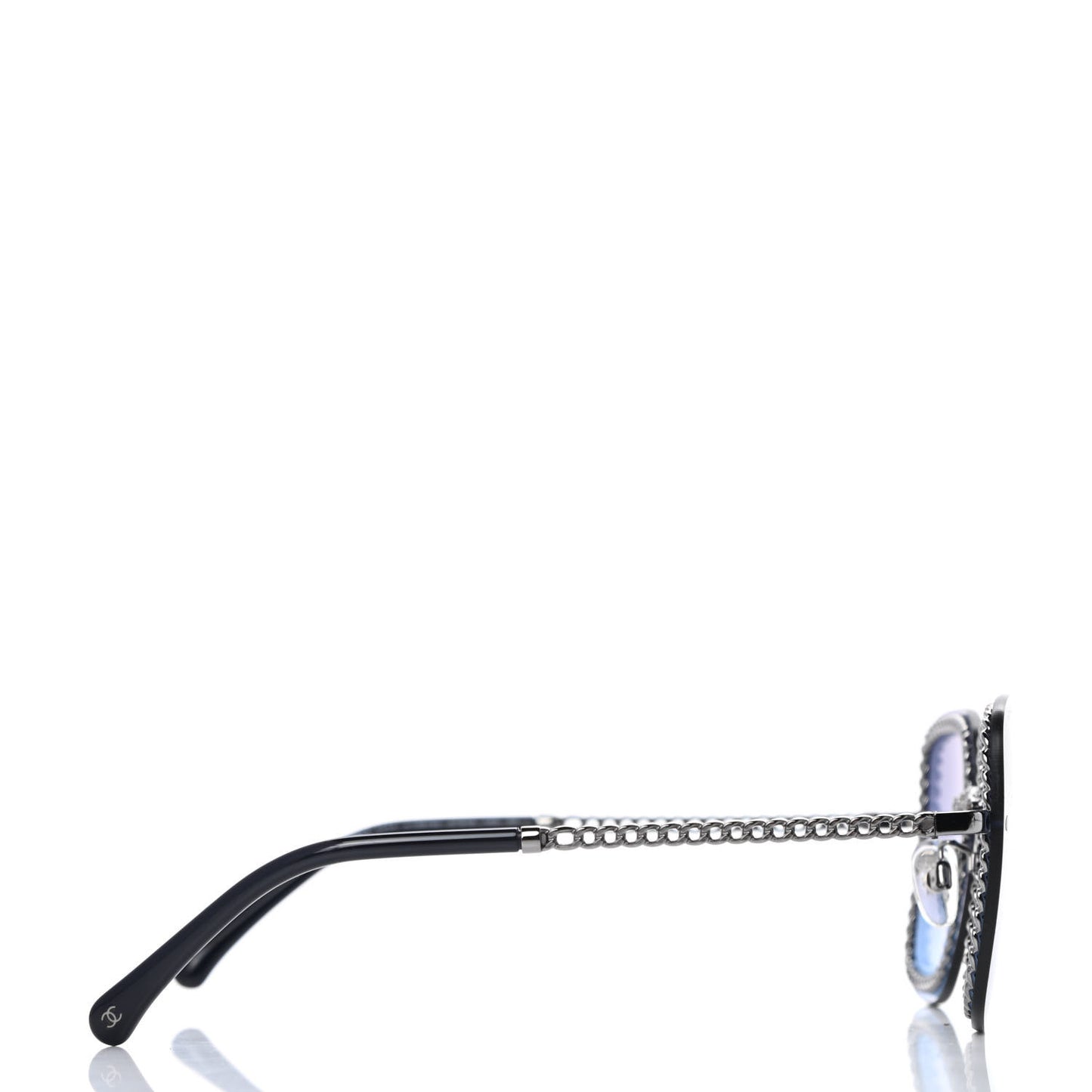 Chain Square Sunglasses 4244 Blue