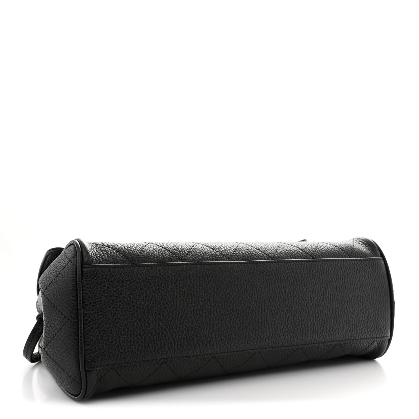Grained Calfskin Urban Essentials Small Shopping Bag Black