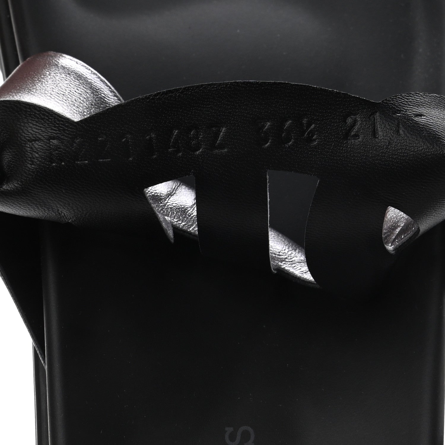 Hermes Nappa Extra Sandals 36.5 Gris Argent 8 of 8