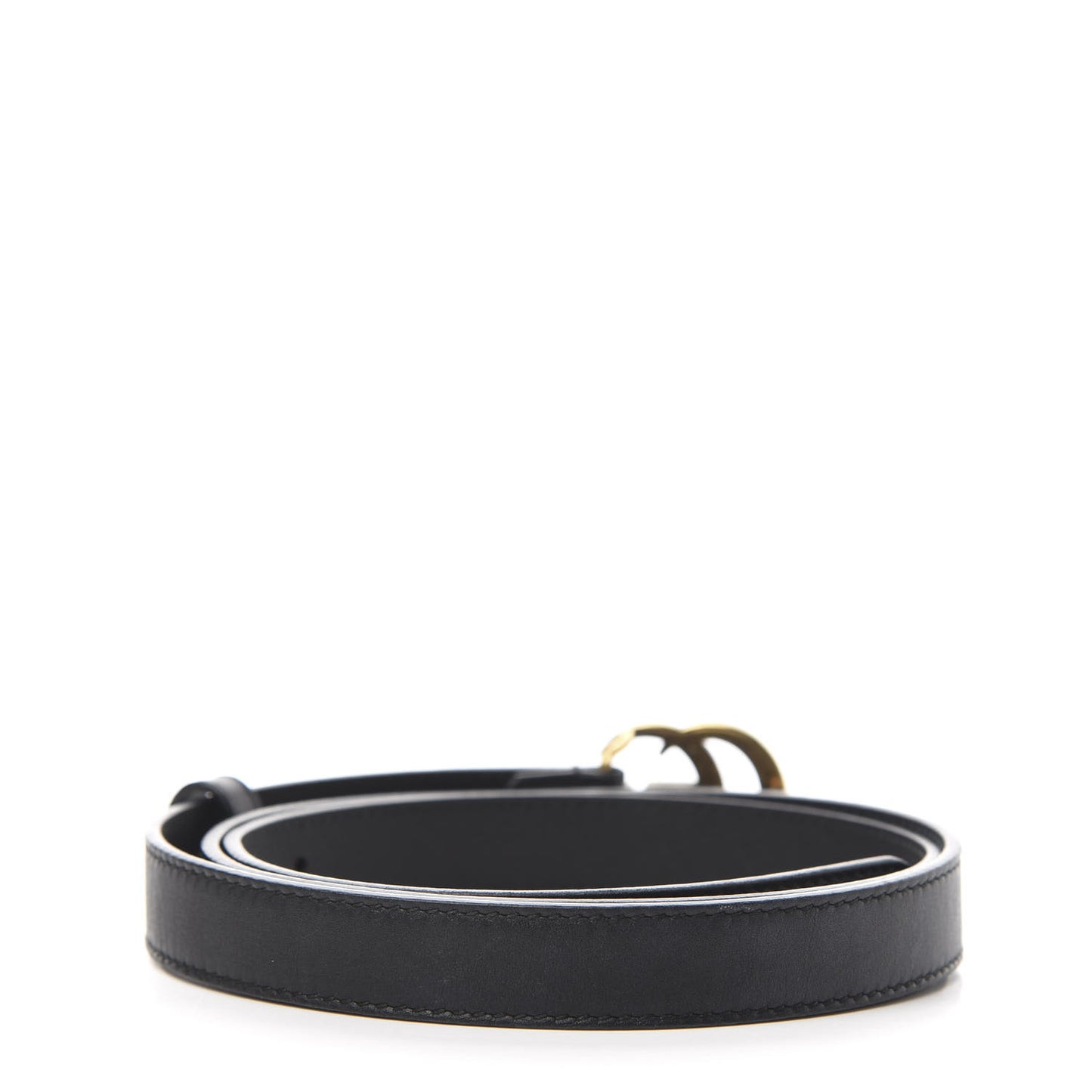 Calfskin Double G 20mm Belt 95 38 Black