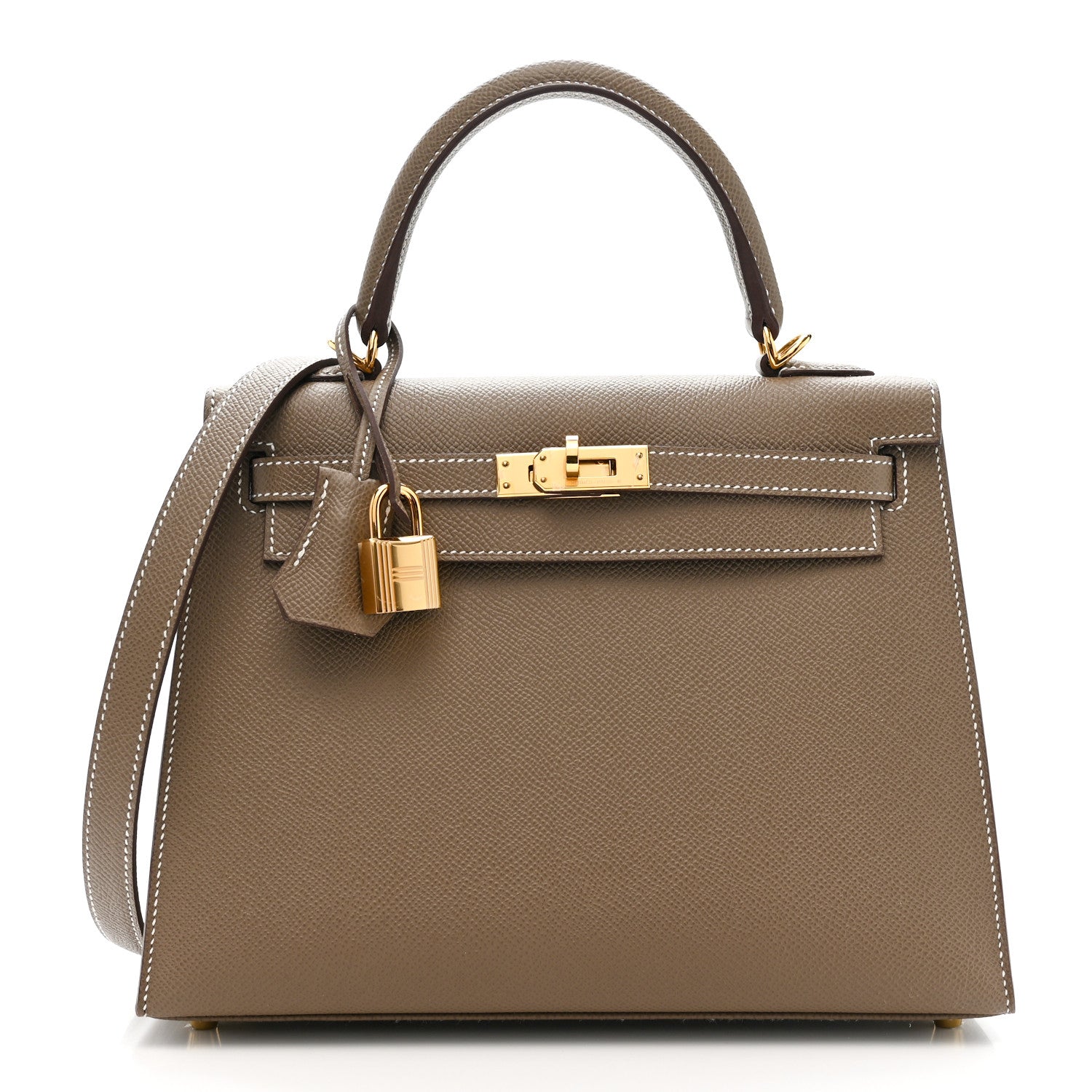 Hermes Epsom Kelly Sellier 25 Etoupe 1 of 11
