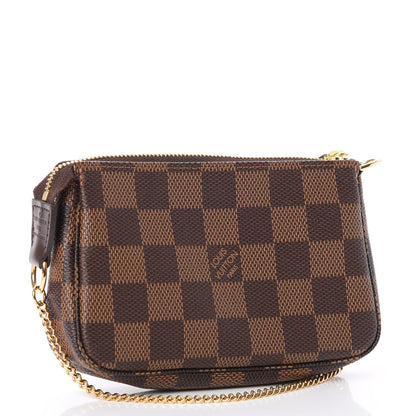 Louis Vuitton Damier Ebene Mini Pochette Accessories 3 of 8
