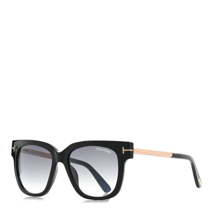 Tom Ford Acetate TracySquare Sunglasses TF436 Black 1 of 9