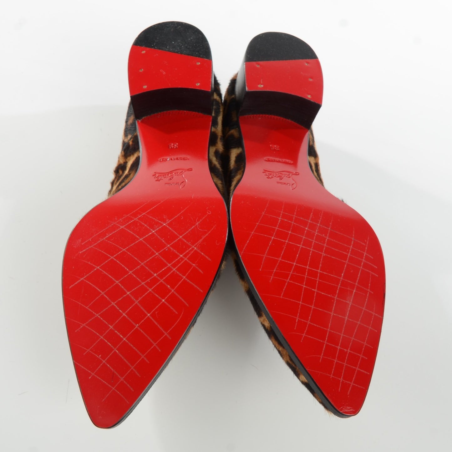Calf Hair Leopard Print Zazou Oxfords 39
