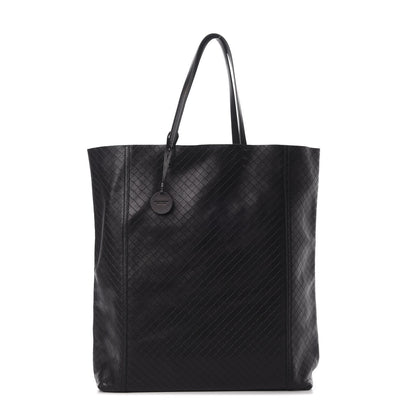 Bottega Veneta Calfskin Intrecciomirage Antique Tote Black 1 of 10