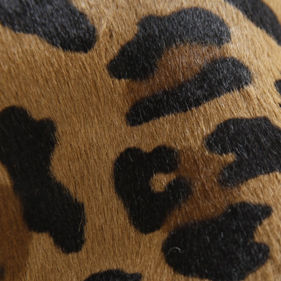 Leopard Pony Hair Alta Ariella Talon Boots 38.5