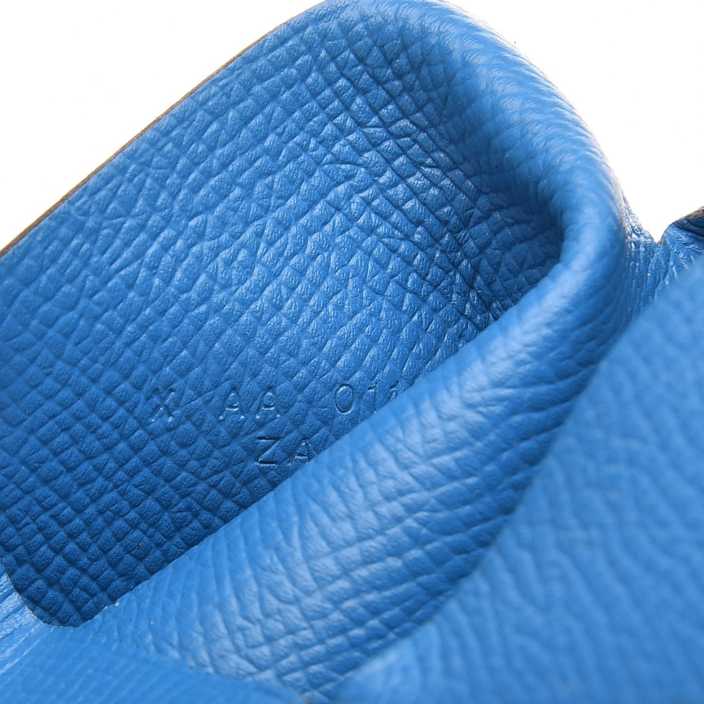 Epsom Calvi Card Case Bleu Zanzibar