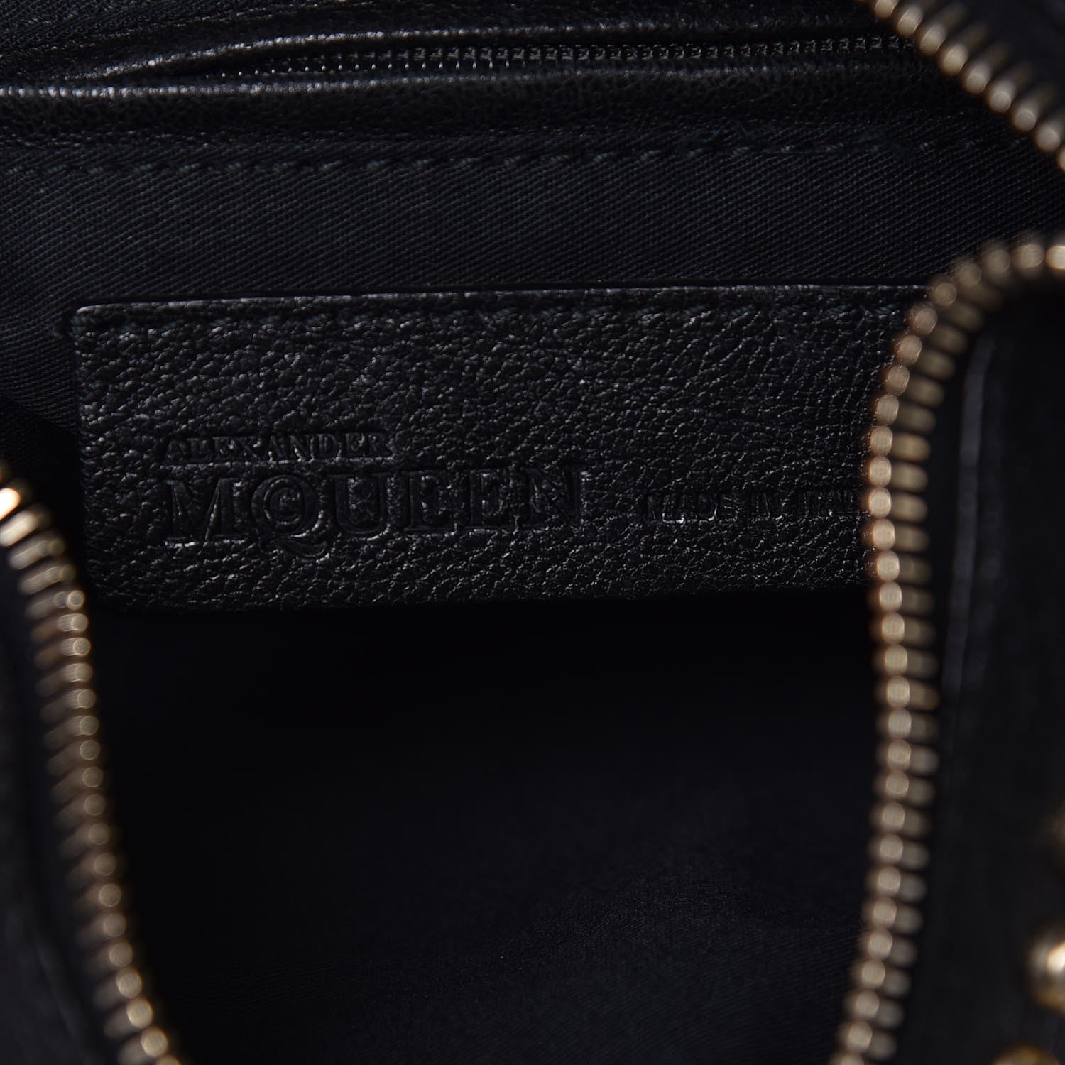 Alexander McQueen Calfskin Studded De Manta Clutch Black 7 of 8