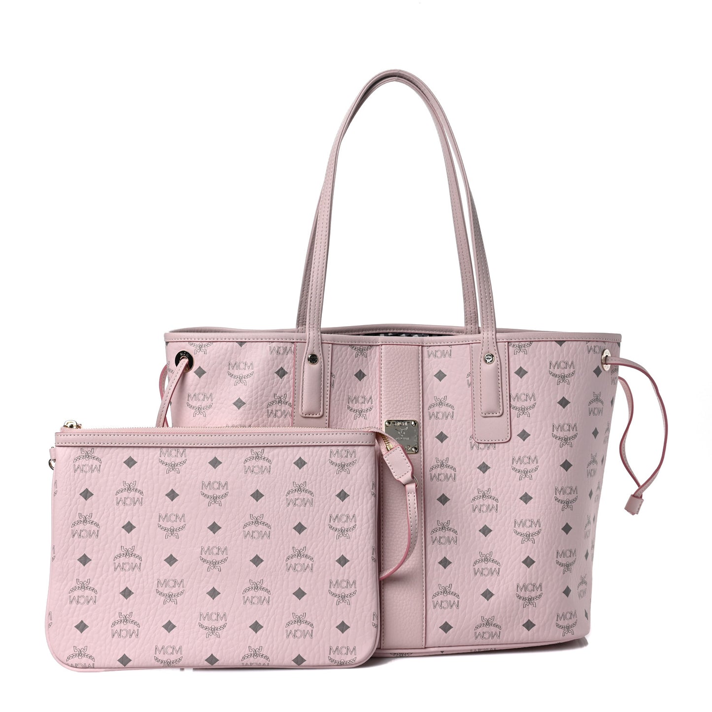 Visetos Medium Liz Reversible Shopper Tote Soft Pink