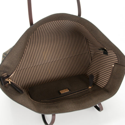 Fendi Zucca Spalmati Medium Roll Tote Tobacco Moro 5 of 7