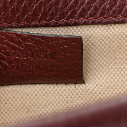 Gucci Dollar Calfskin Crystal Mini Dionysus Shoulder Bag Vintage Bordeaux 7 of 12
