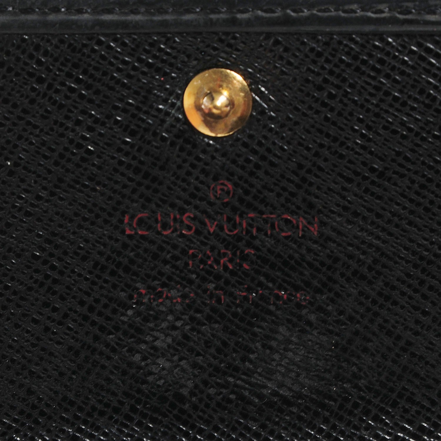 Louis Vuitton Epi Sarah Wallet Black 6 of 7
