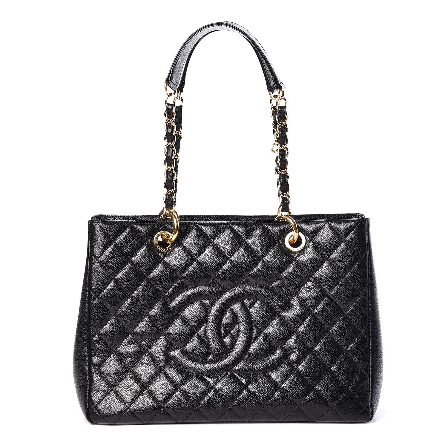 Chanel Caviar Quilted Grand Shopping Tote GST Black 1 of 13
