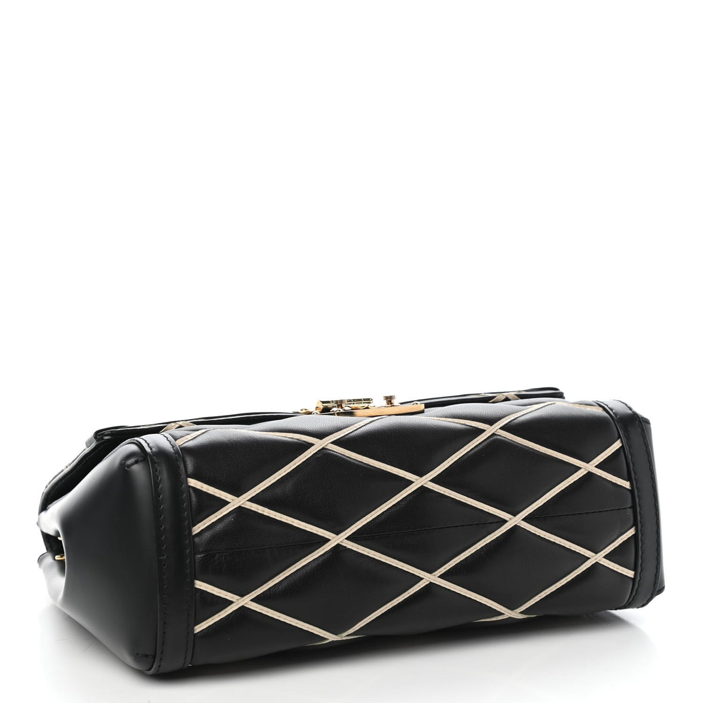 Lambskin Malletage Pochette Flap Black