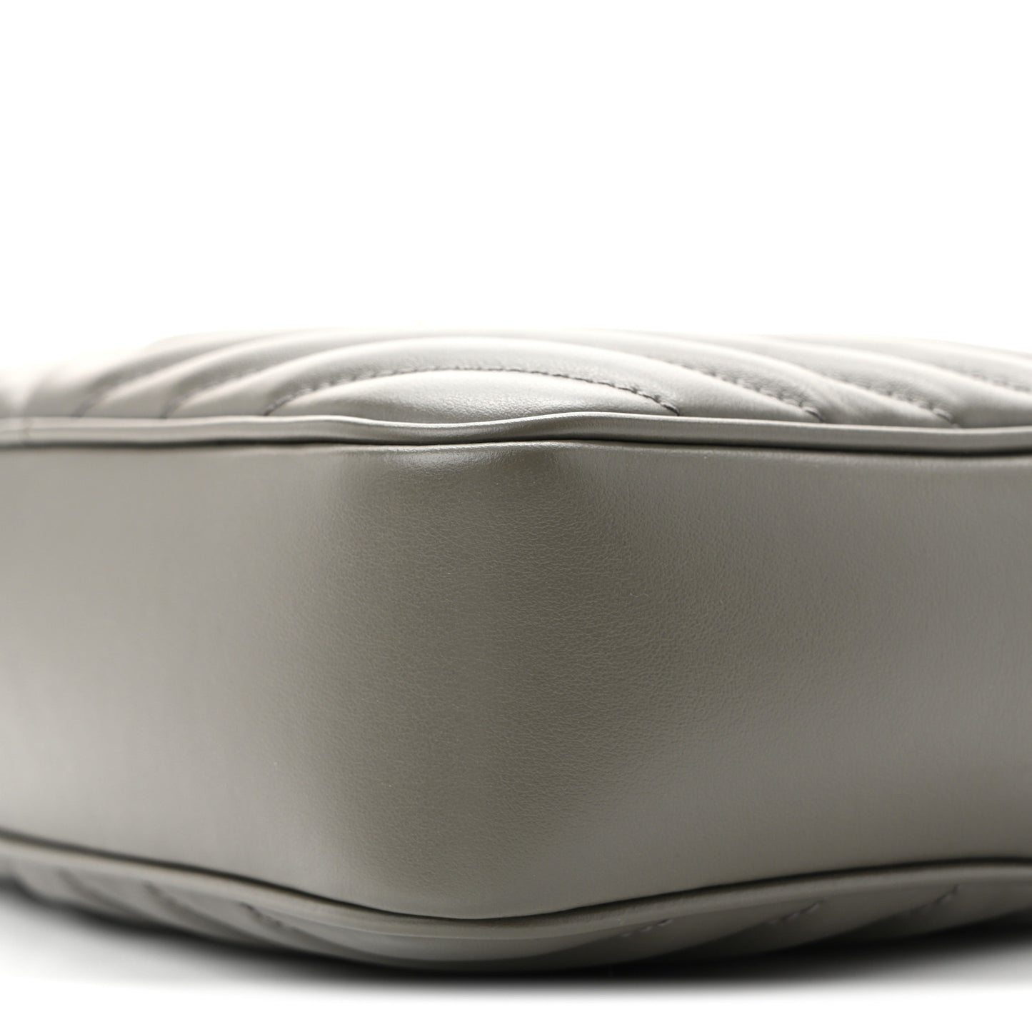 Calfskin Matelasse Monogram Lou Camera Bag Dusty Grey