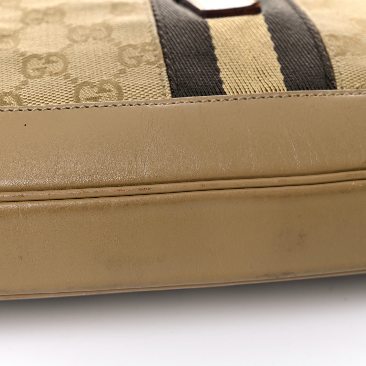 Gucci Monogram Web Jackie O Hobo Beige 13 of 23