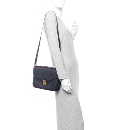 Louis Vuitton Empreinte Pochette Metis Marine Rouge 2 of 10