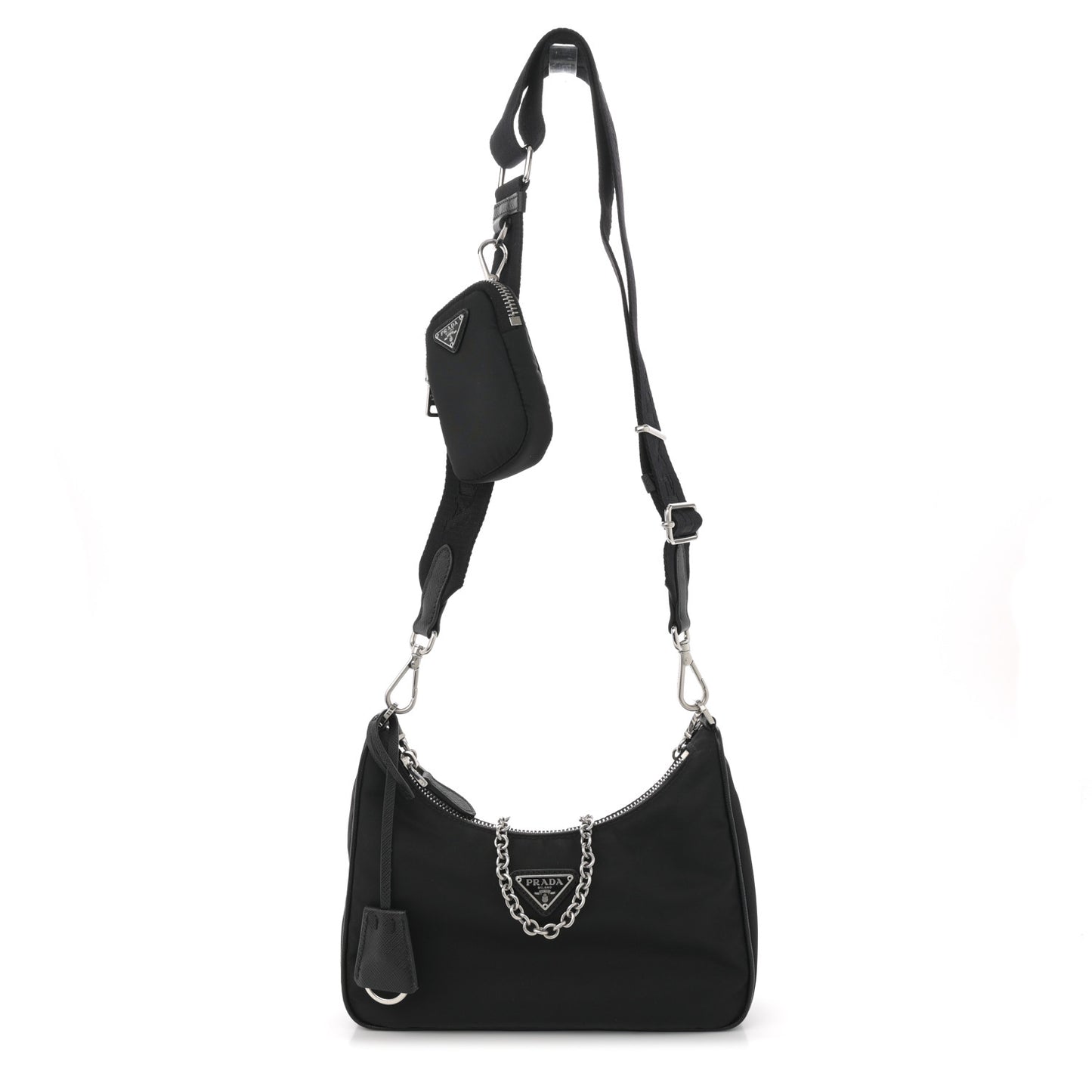 Nylon Re-Edition 2005 Shoulder Bag Black