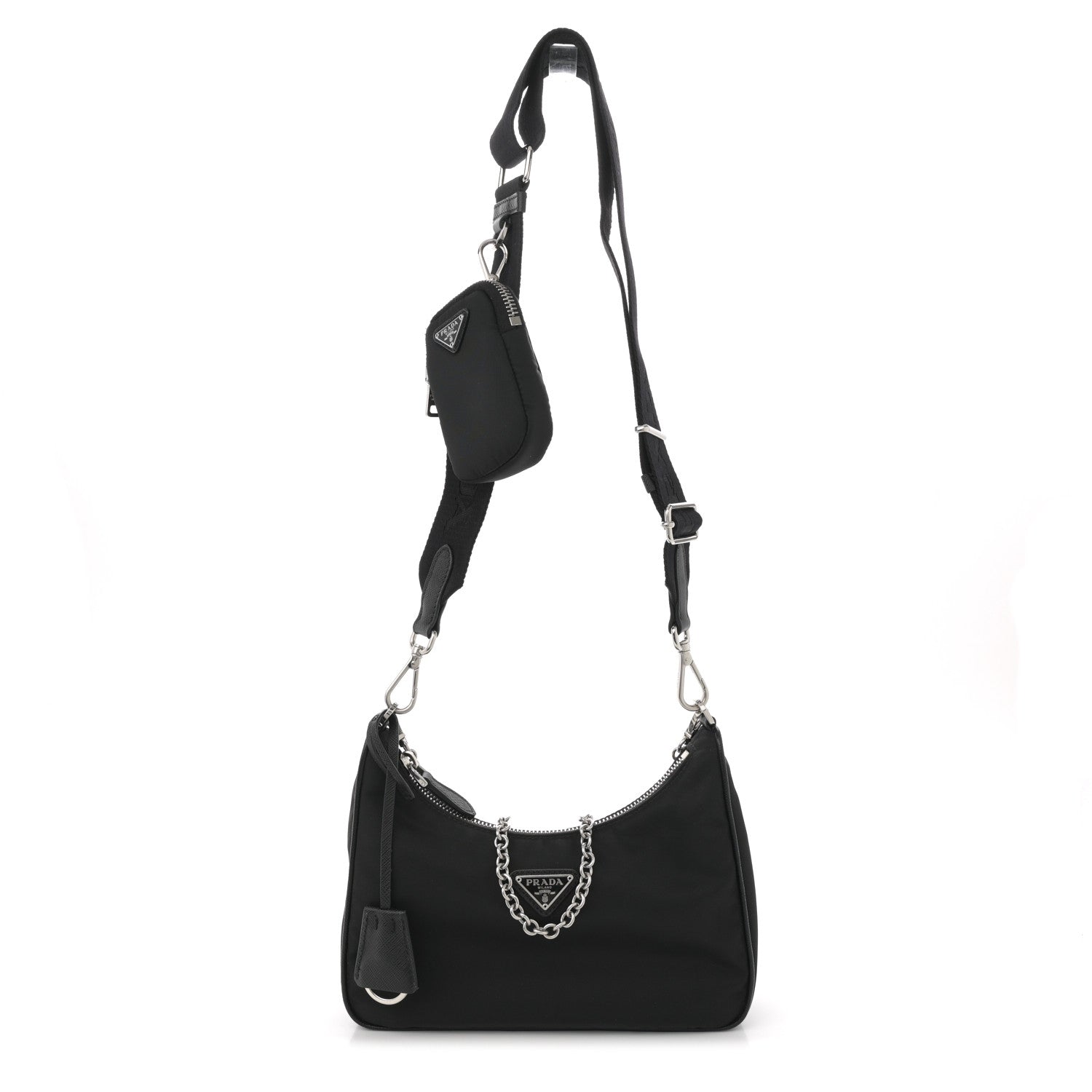 Prada Nylon Re-Edition 2005 Shoulder Bag Black 1 of 8