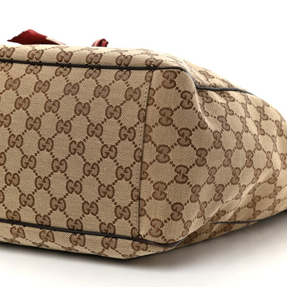 Gucci Monogram Large Positano Tote Brown 10 of 10